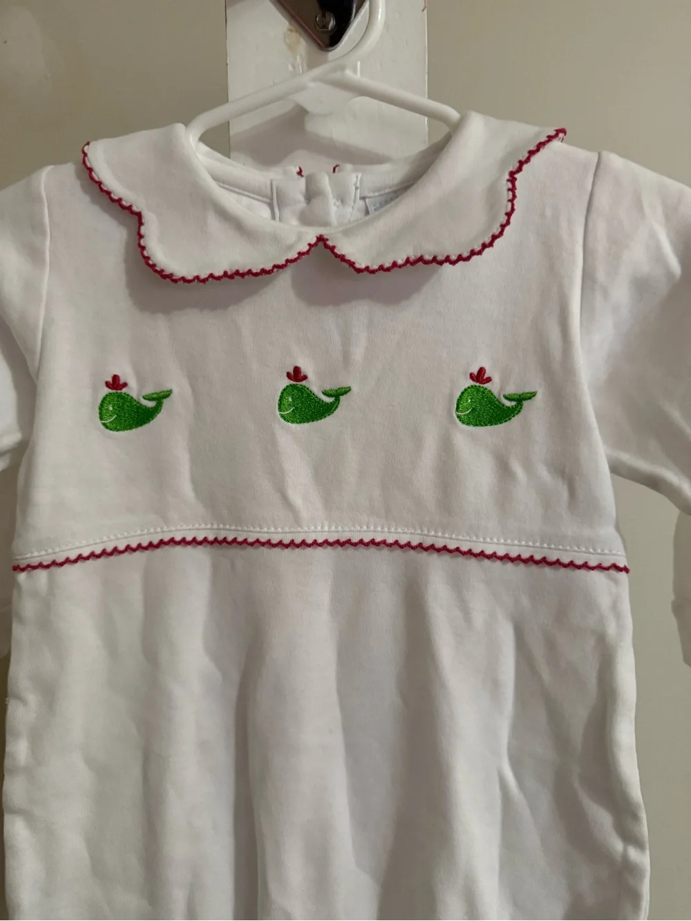 Little English Whale Romper